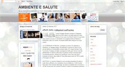 Desktop Screenshot of ambienteesalute.com