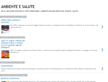 Tablet Screenshot of ambienteesalute.com